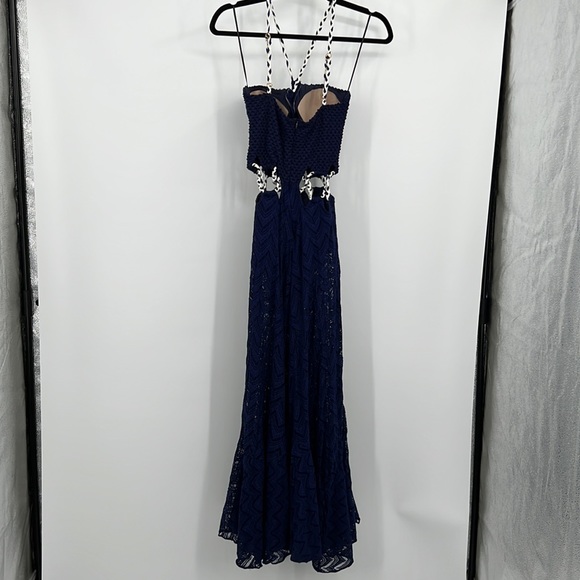 PatBO La Mer Trim Beach Dress in Indigo - Picture 13 of 16